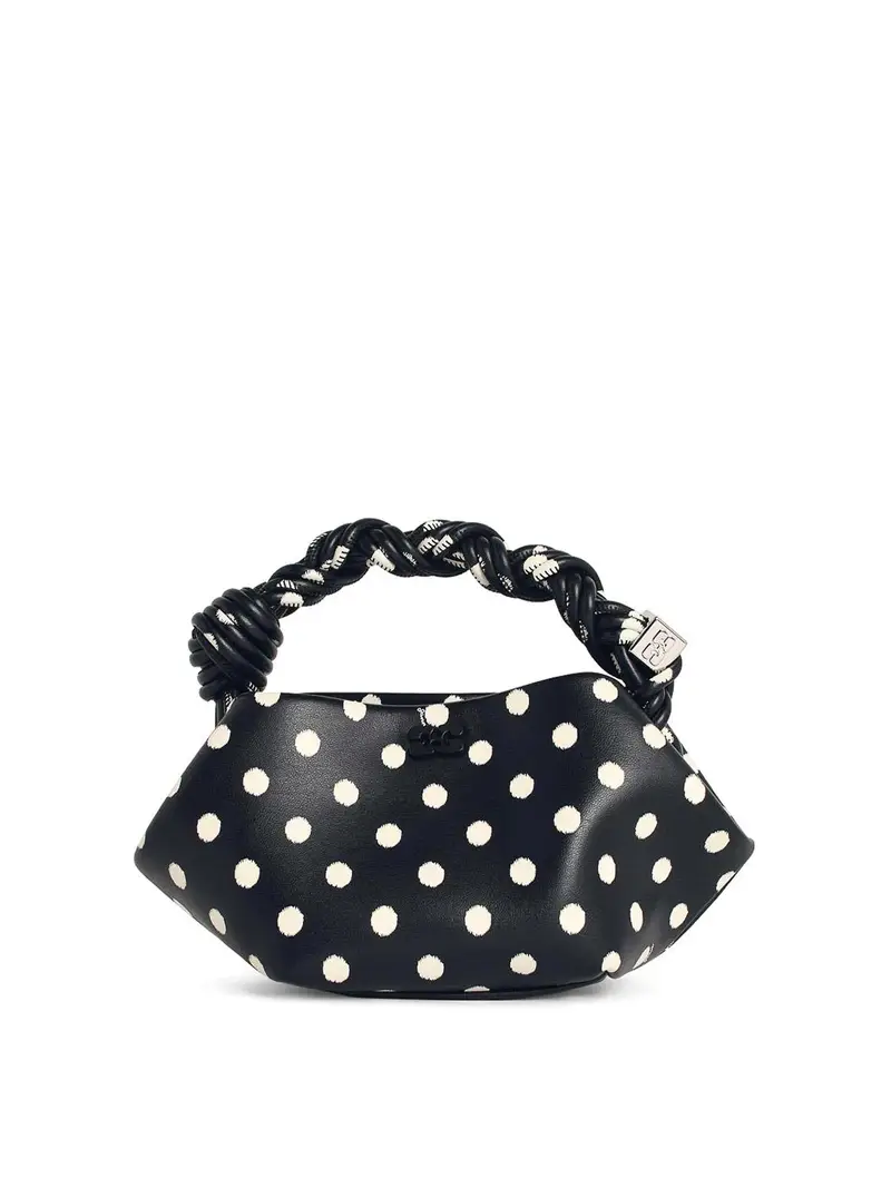 Borsa Bou Mini In Pelle Nera Nero