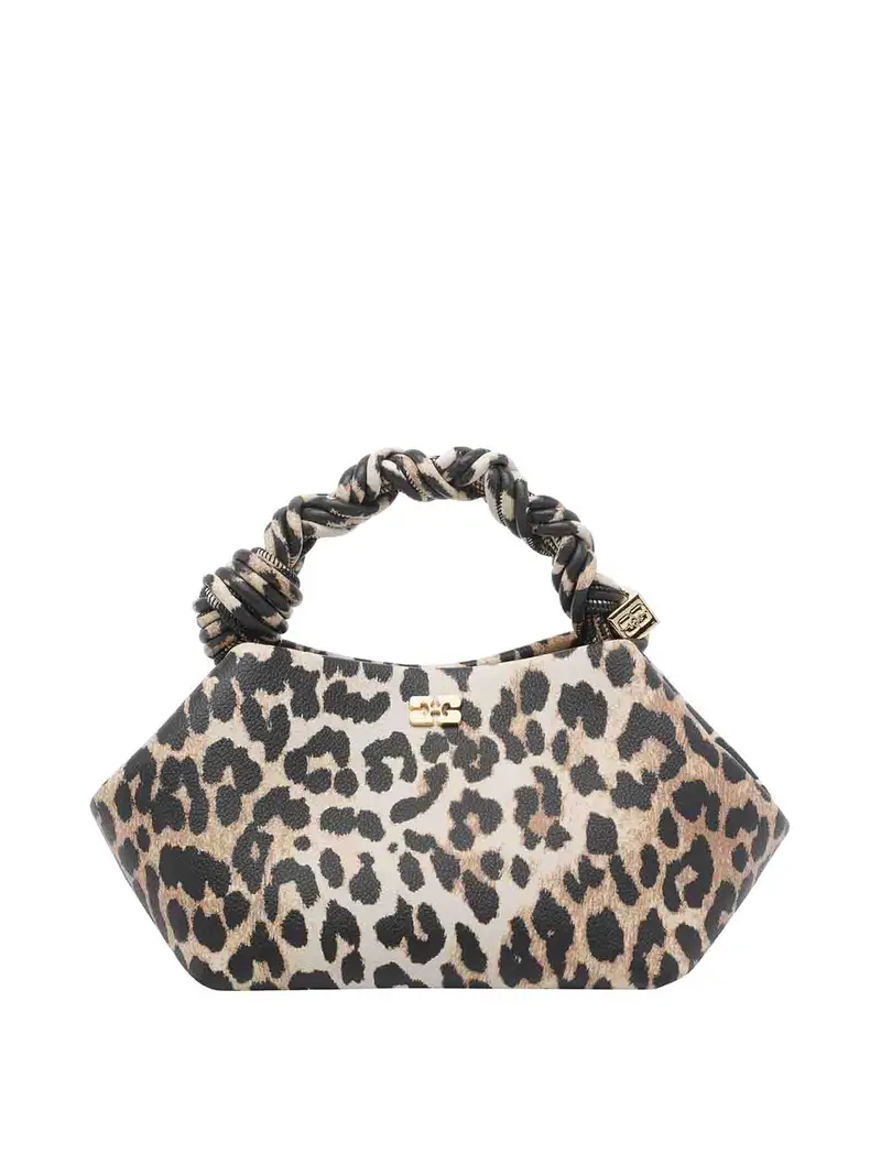 Borsa Bou piccola leopardata Marrone