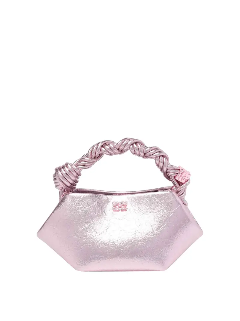 Borsa Mini Bou color argento rosa Color Carne E Neutri