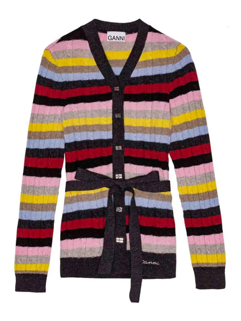 Cardigan a strisce Multicolore
