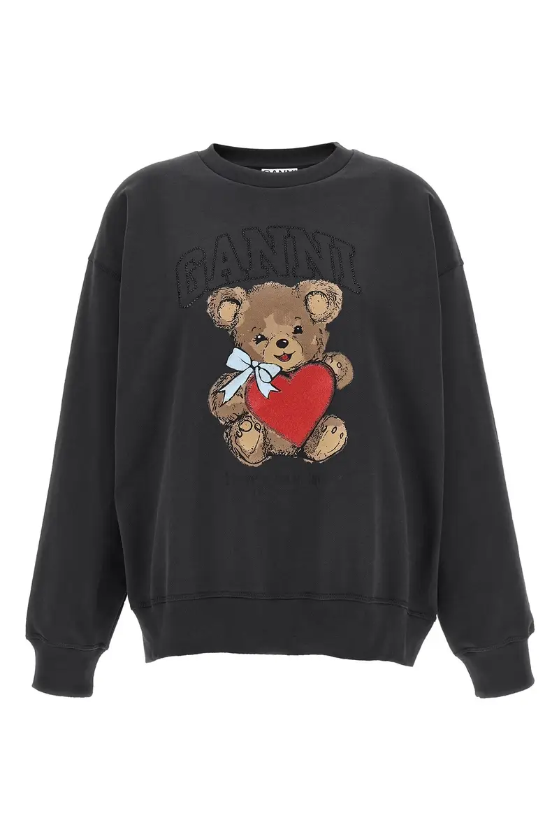 Felpa 'Orso' Nero