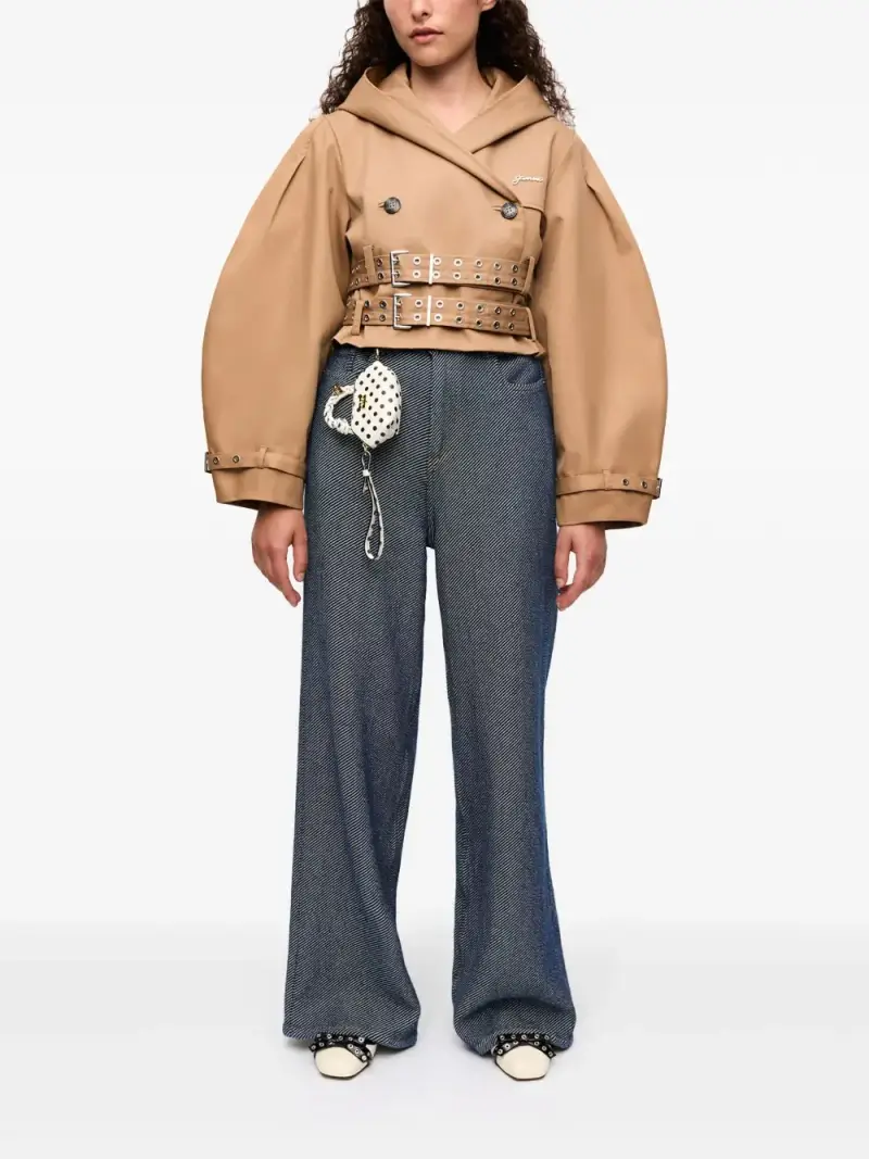 Giacca in cotone BEIGE miniatura 2