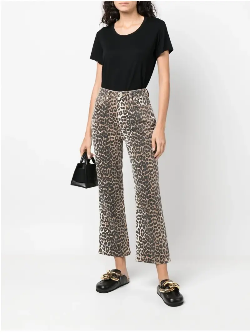 Ganni Jeans Marrone 4169147 miniatura 2