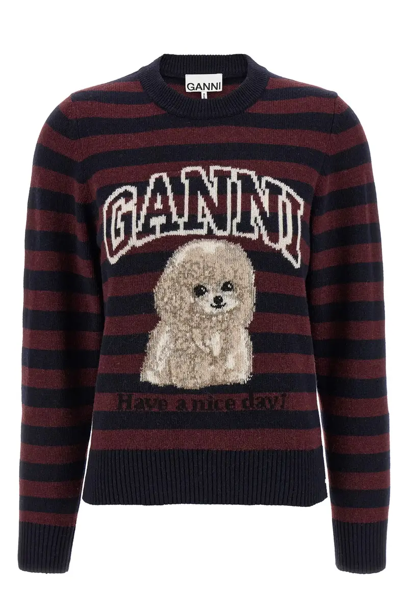 Maglione 'Graphic Wool Mix Poodle Stripe' Multi