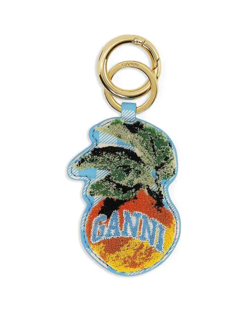 Ganni Portachiavi Blu 3279155