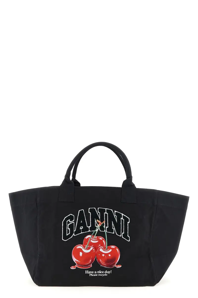 Shopping 'Black Xxl Cherry Tote' Nero