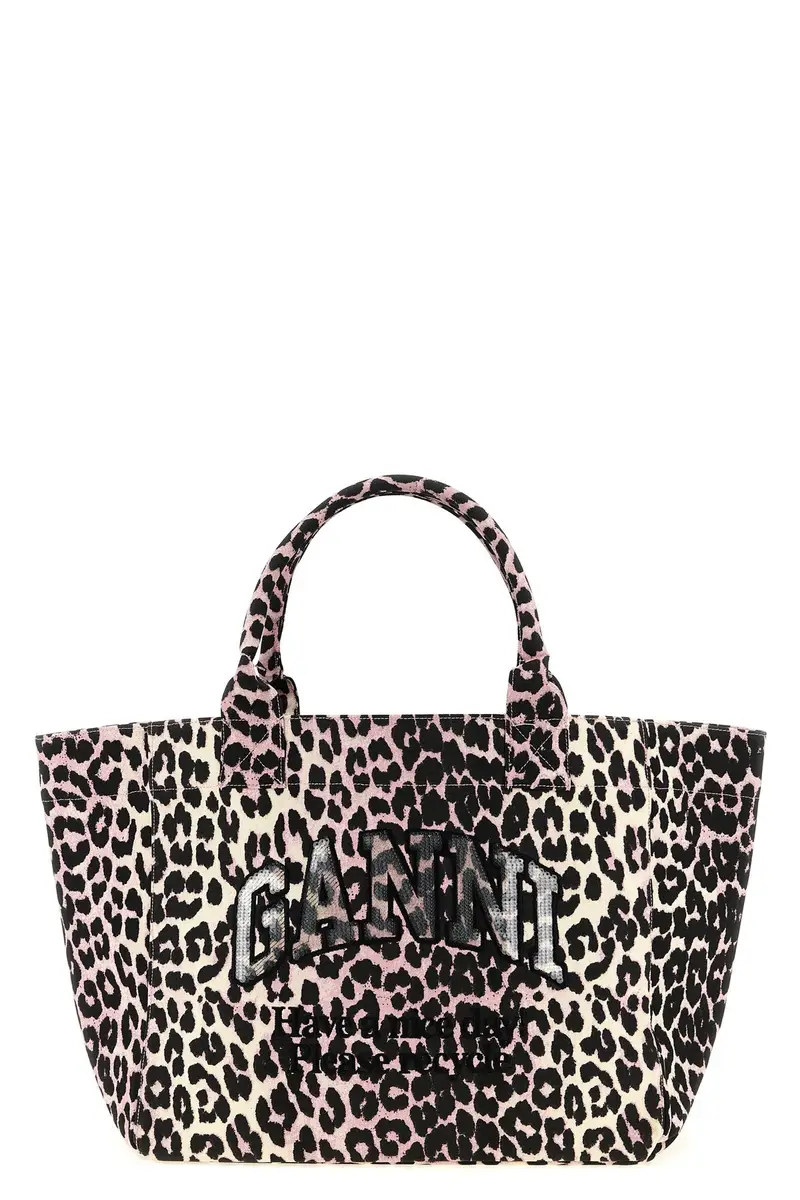 Shopping Leopard Medium Tote Rosa