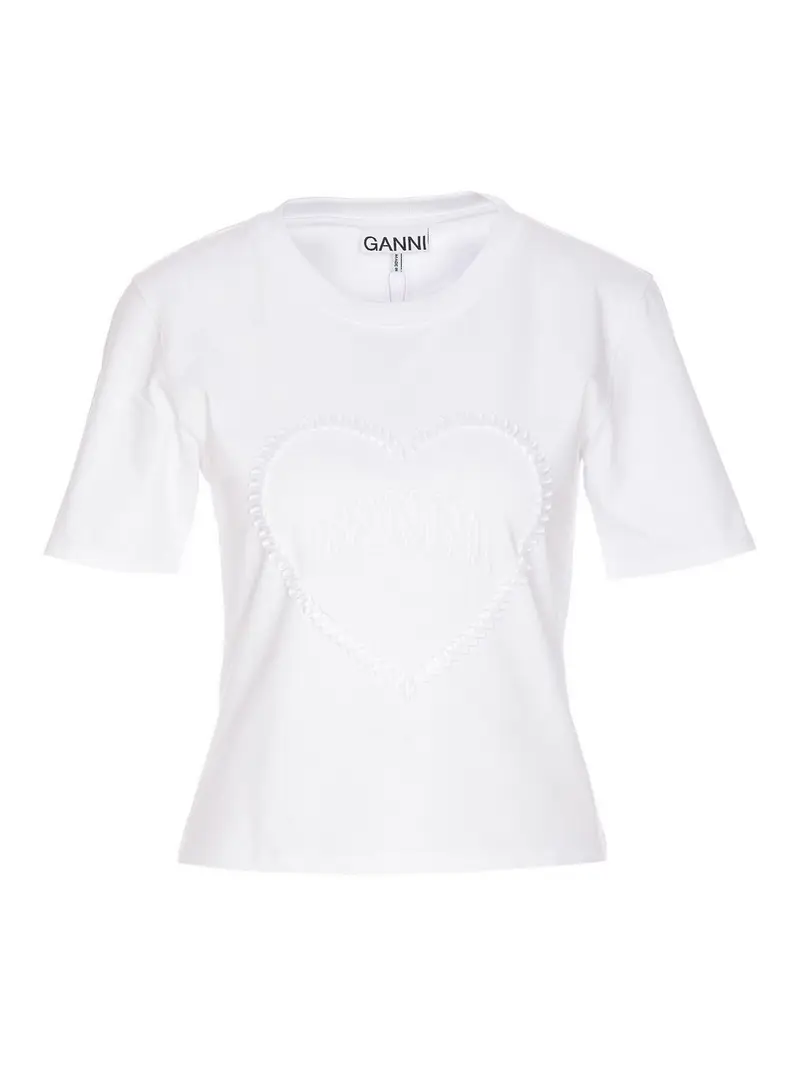 Ganni T-shirt Bianco 3264786