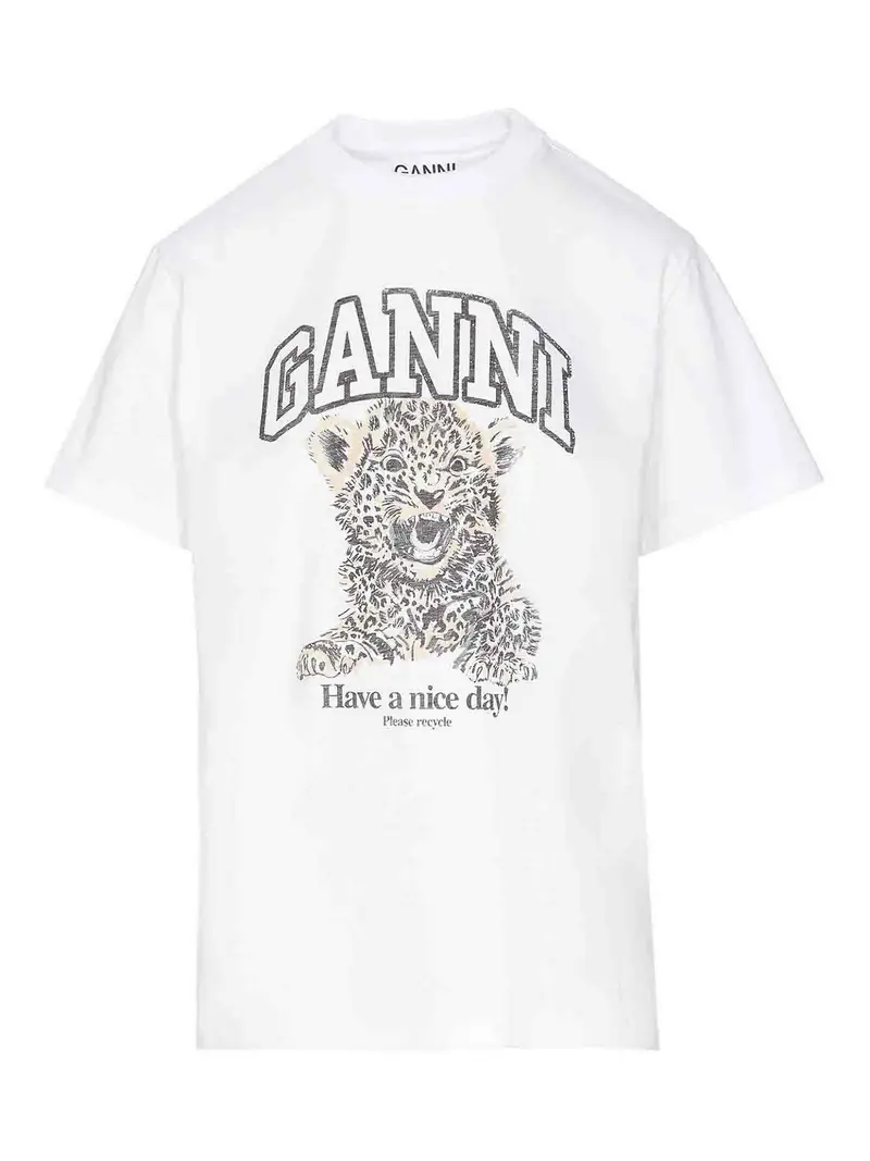 Ganni T-shirt Bianco 3264210