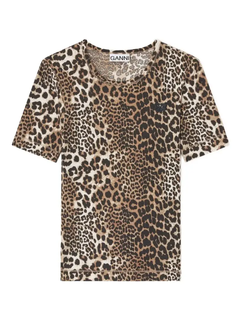 Ganni T-shirt Marrone 4179416