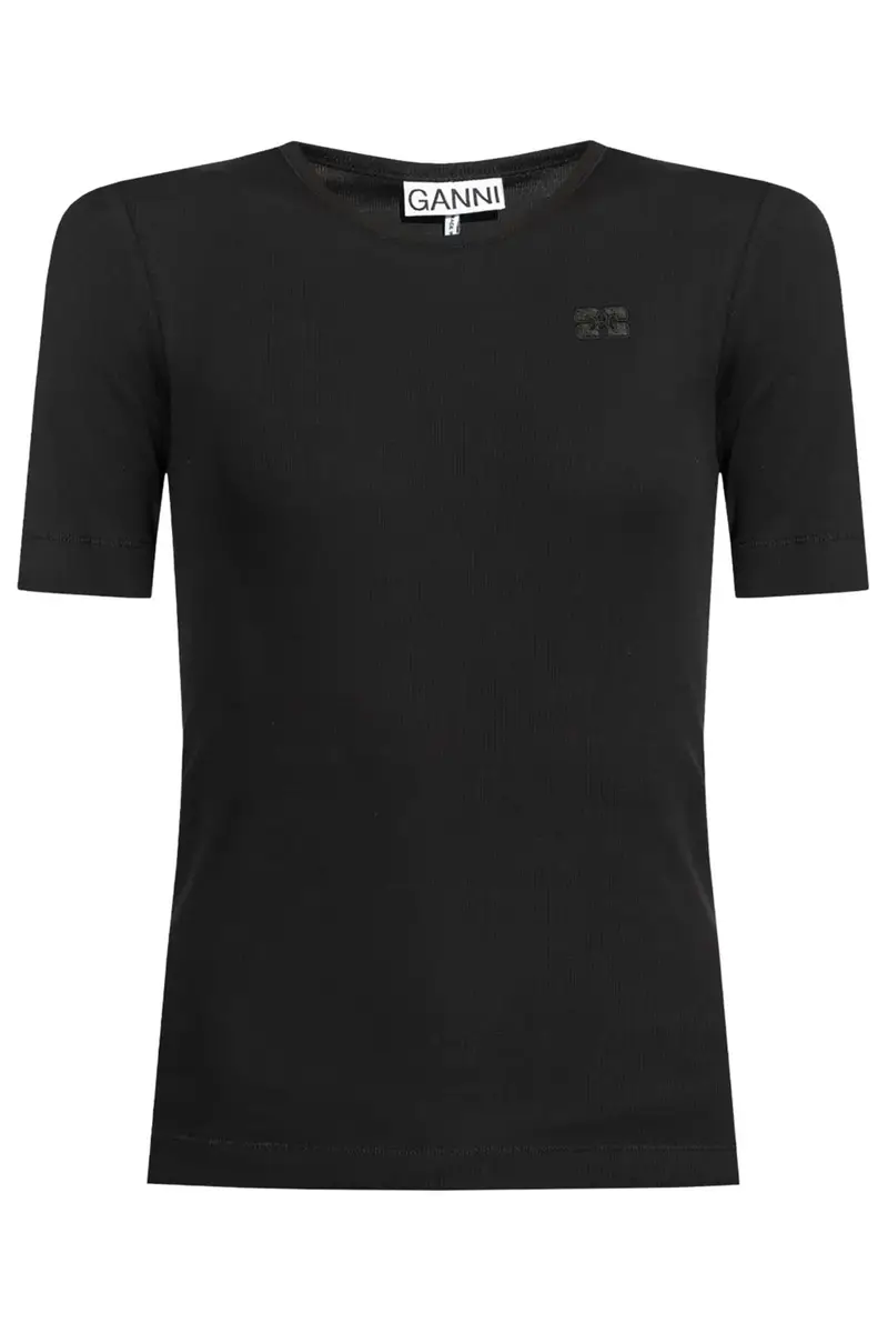 Ganni Polo Nero 4224695
