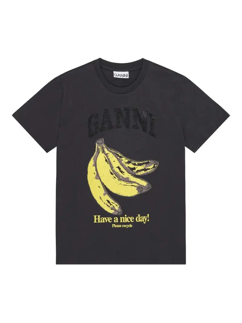 Ganni T-shirt Nero 3961282