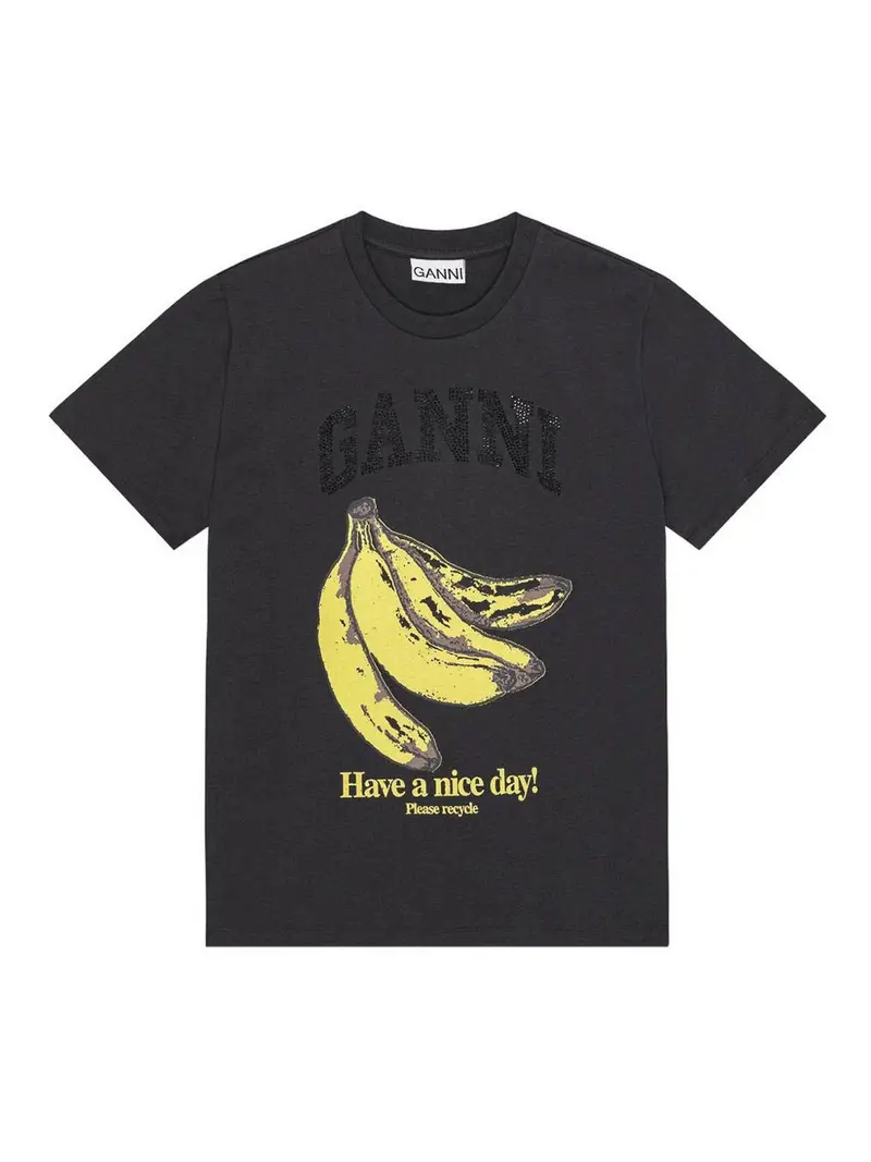 Ganni T-shirt Nero 4074756