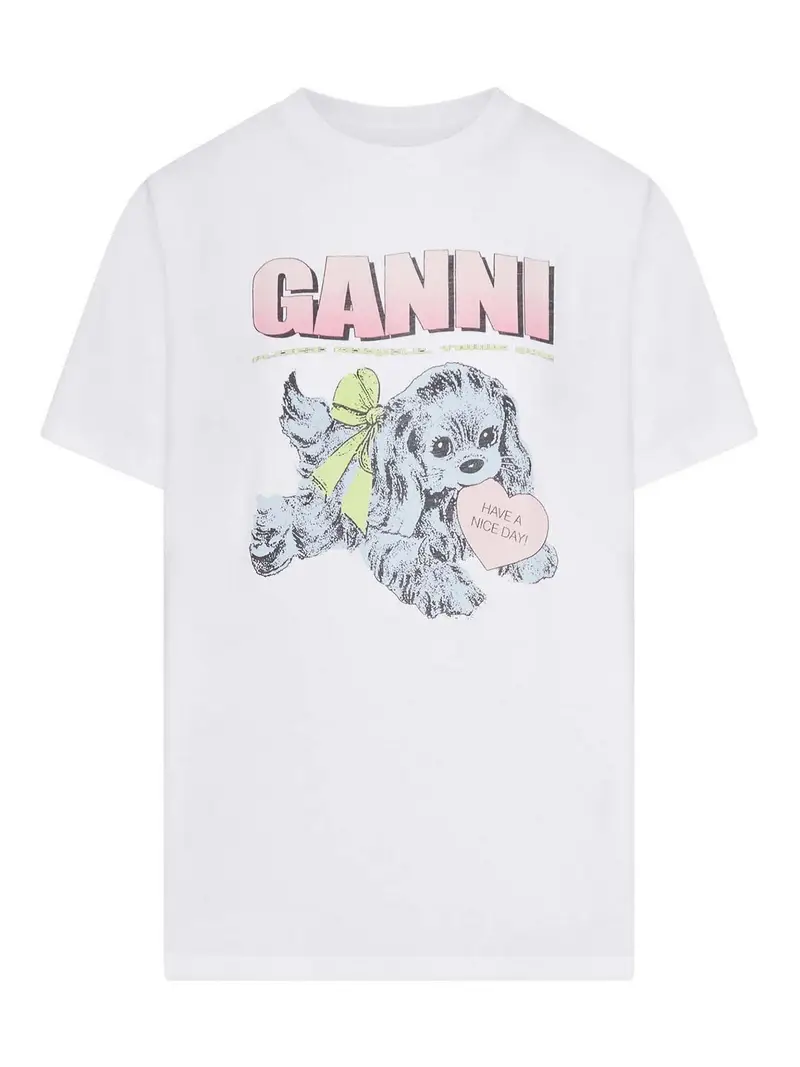 Ganni T-shirt Bianco 3443205