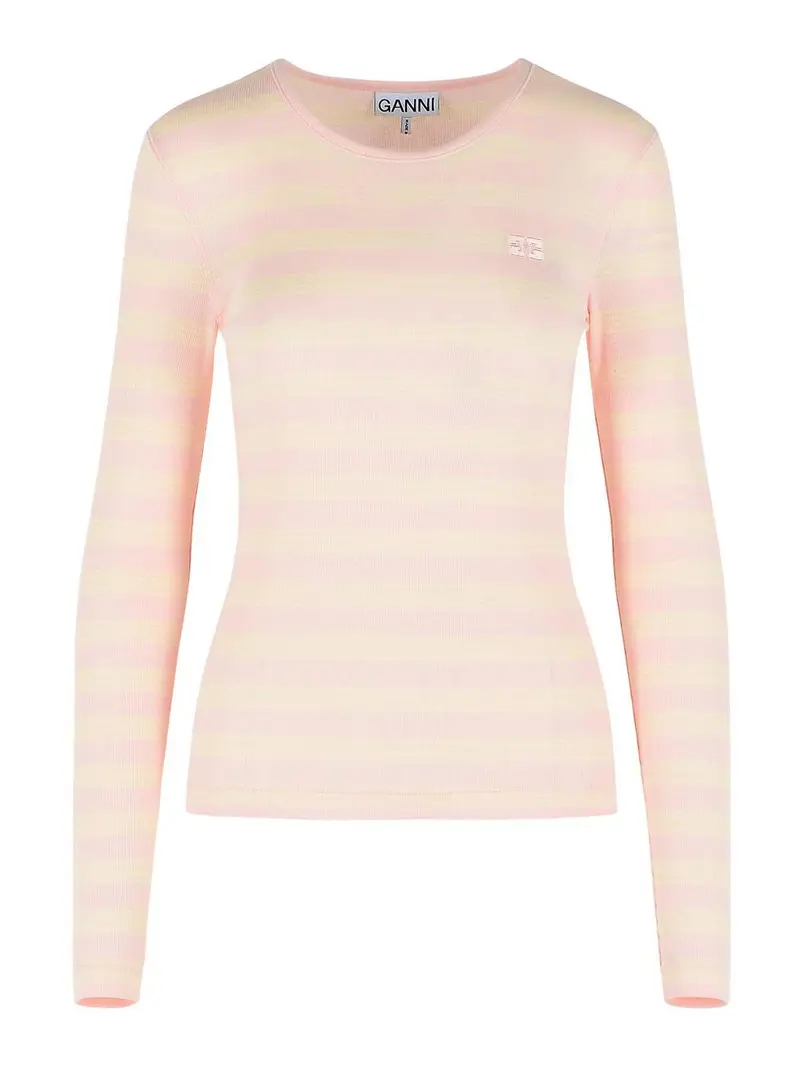 Ganni T-shirt Rosa 4184861
