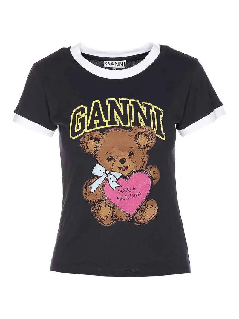 Ganni T-shirt Grigio 4074495