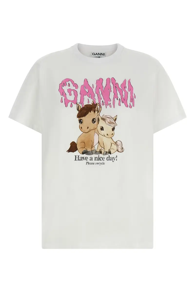 T-Shirt Pony Bianco