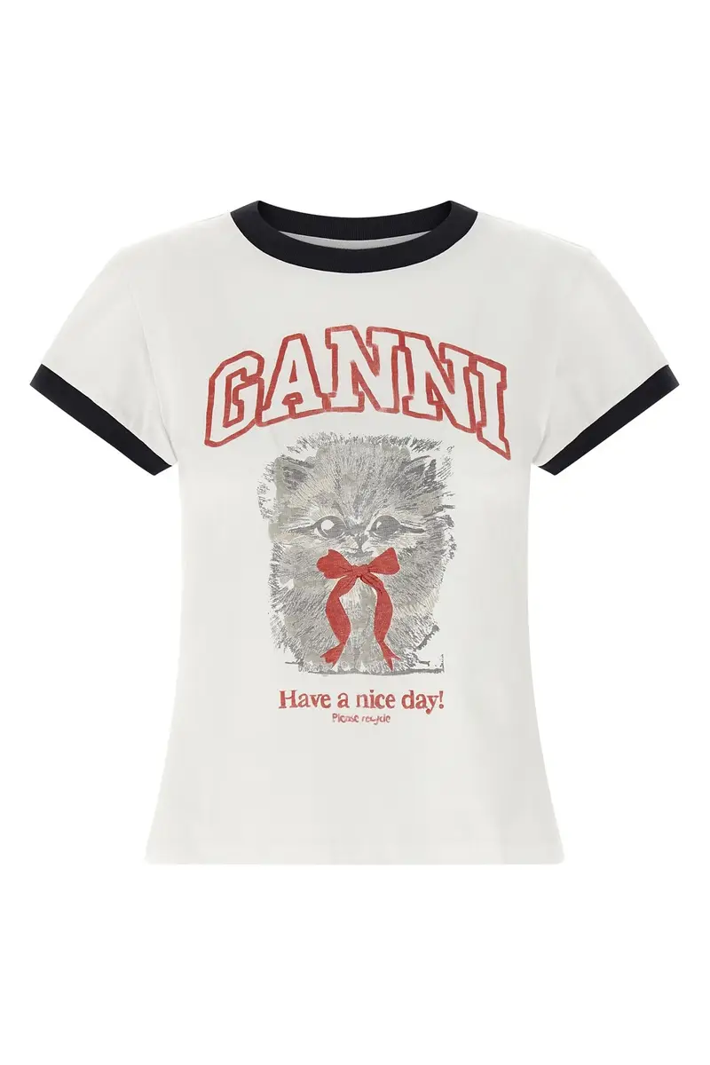 Ganni T-shirt Bianco 3883917