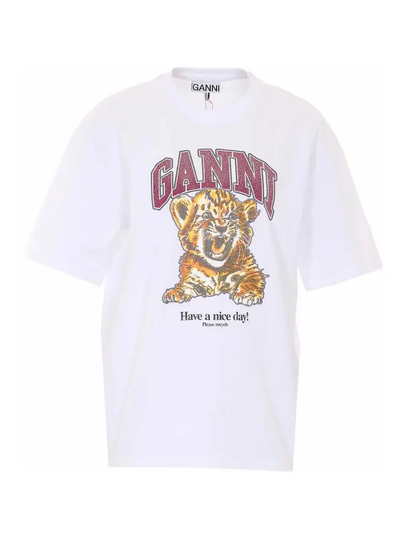 T-shirt tigre Bianco