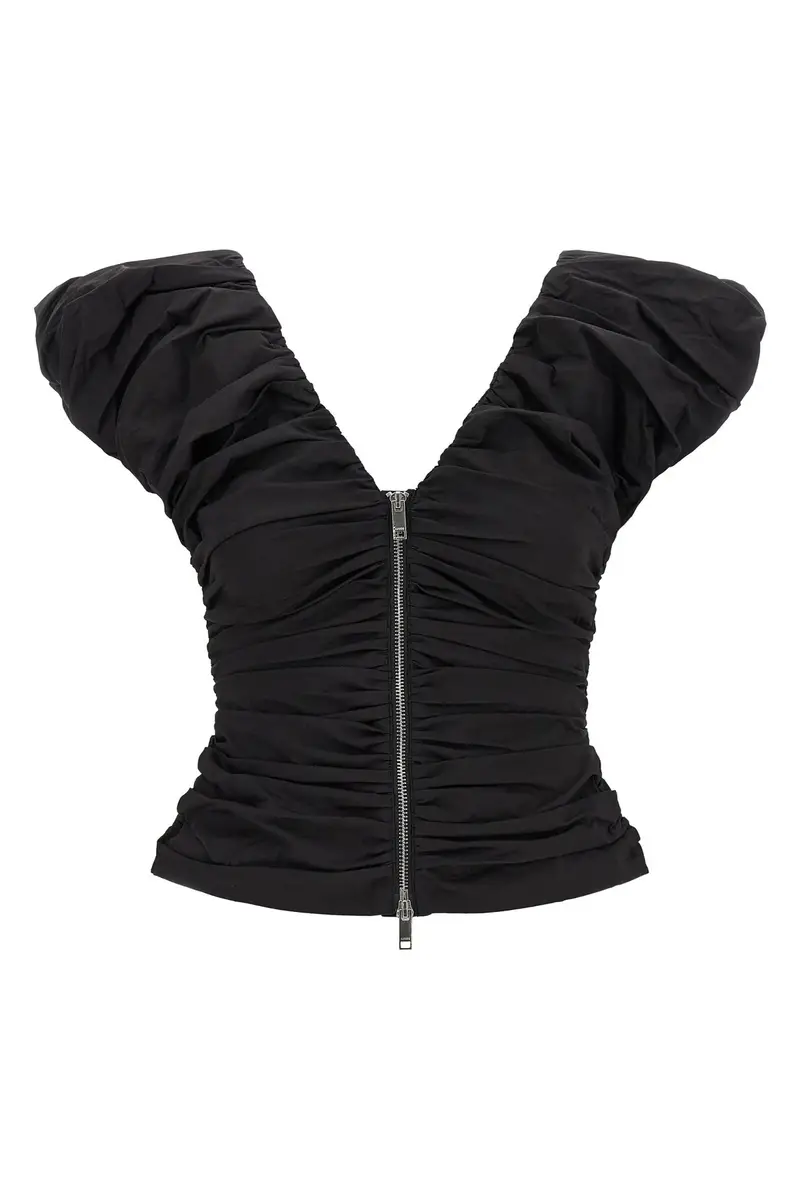 Ganni Top Nero 4106385