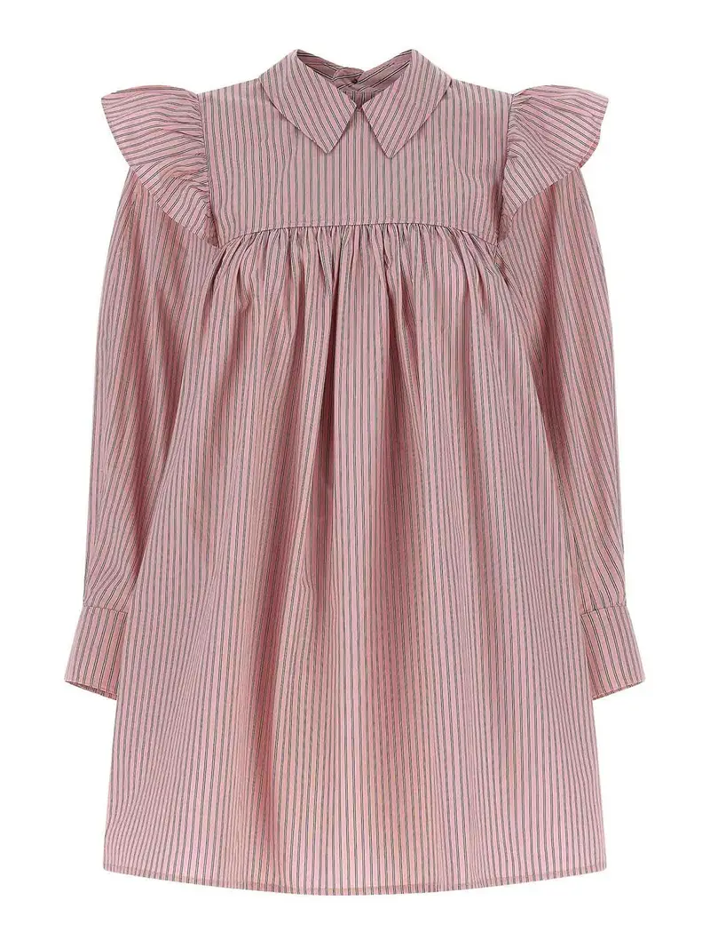 Vestito a righe Color Carne E Neutri