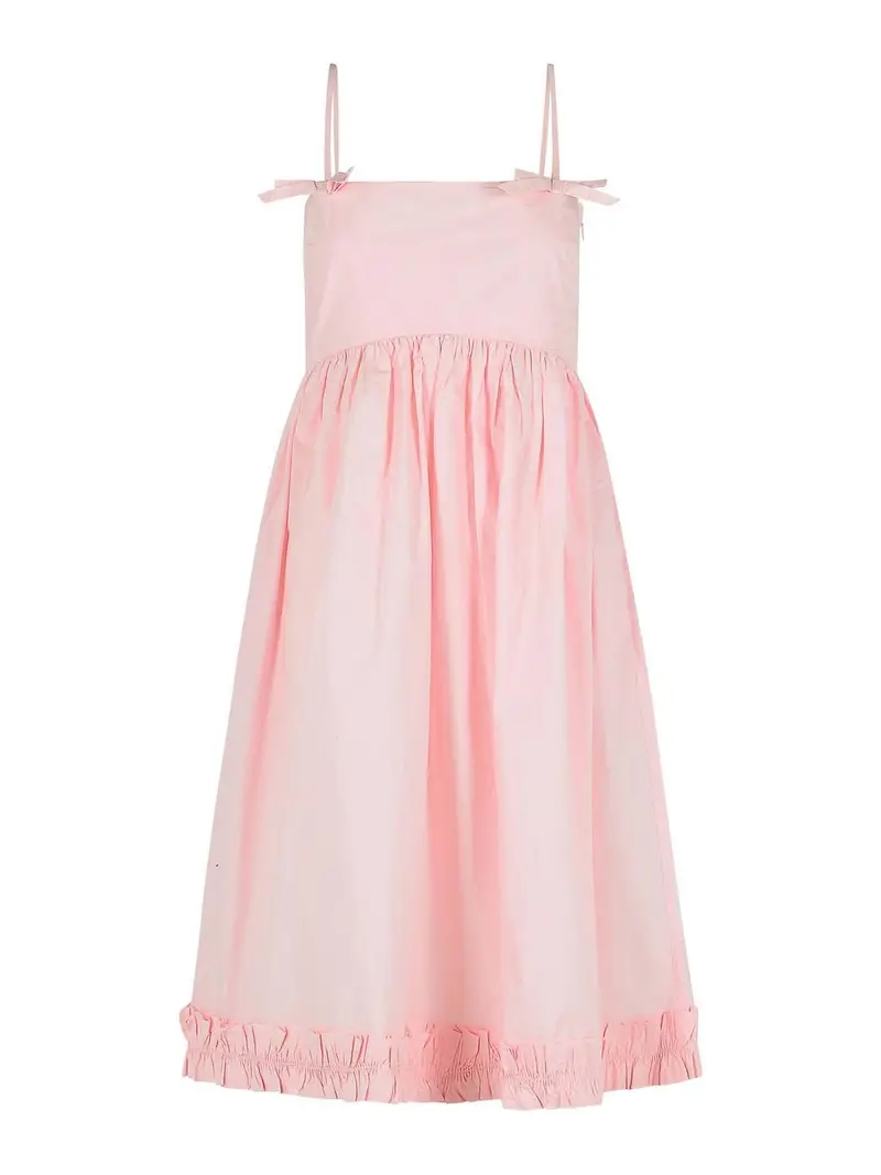 Vestito di cotone rosa Color Carne E Neutri