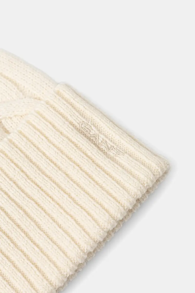 berretto in lana Beige miniatura 3