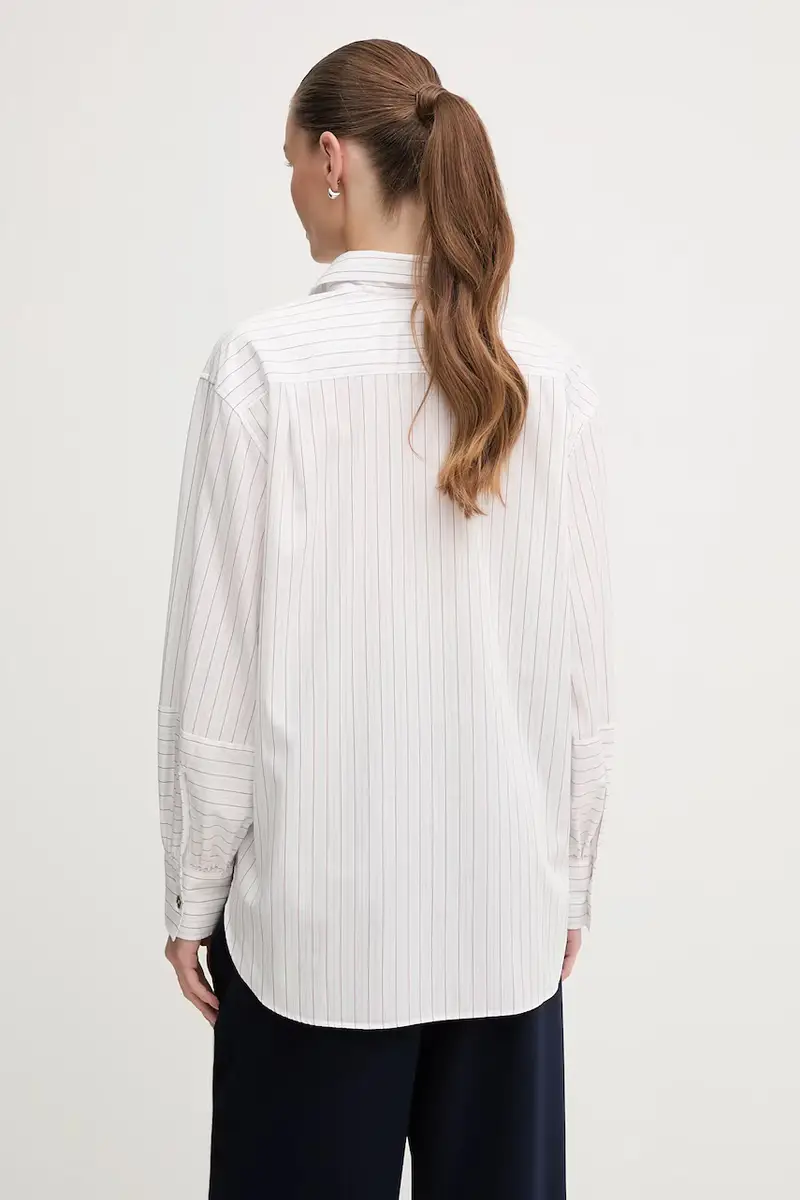 camicia in cotone donna colore bianco 4300520 miniatura 3