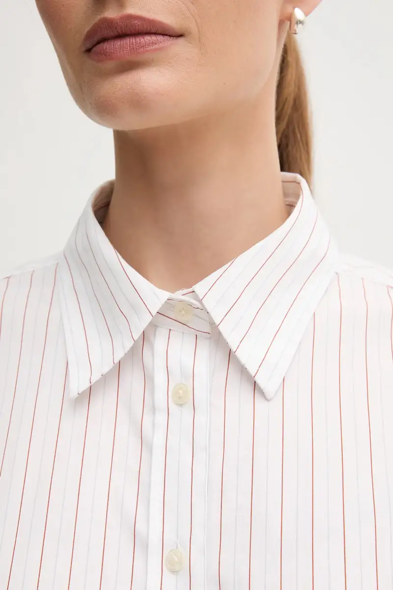 camicia in cotone donna colore bianco 4300520 miniatura 5