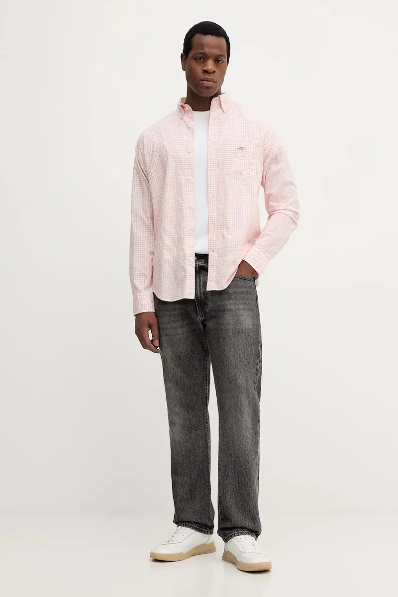 camicia in cotone uomo colore rosso 3250149 miniatura 2