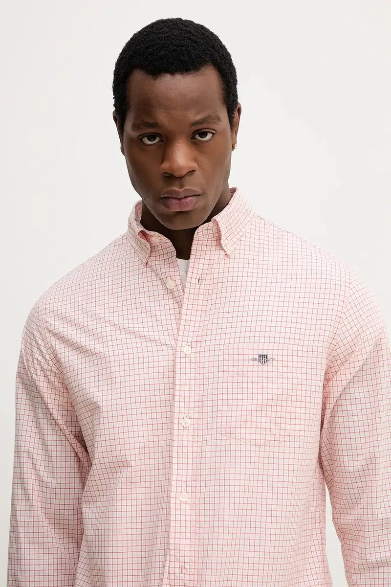 camicia in cotone uomo colore rosso 3250149 miniatura 4