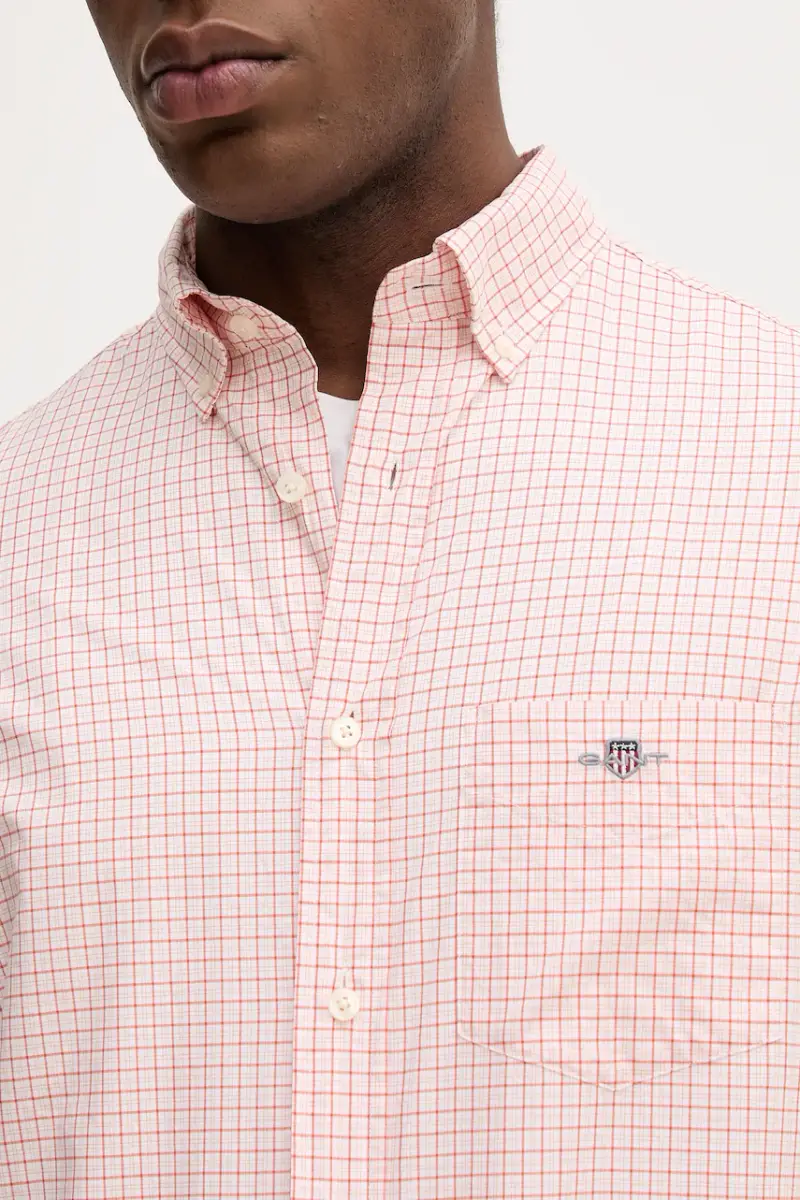 camicia in cotone uomo colore rosso 3250149 miniatura 5