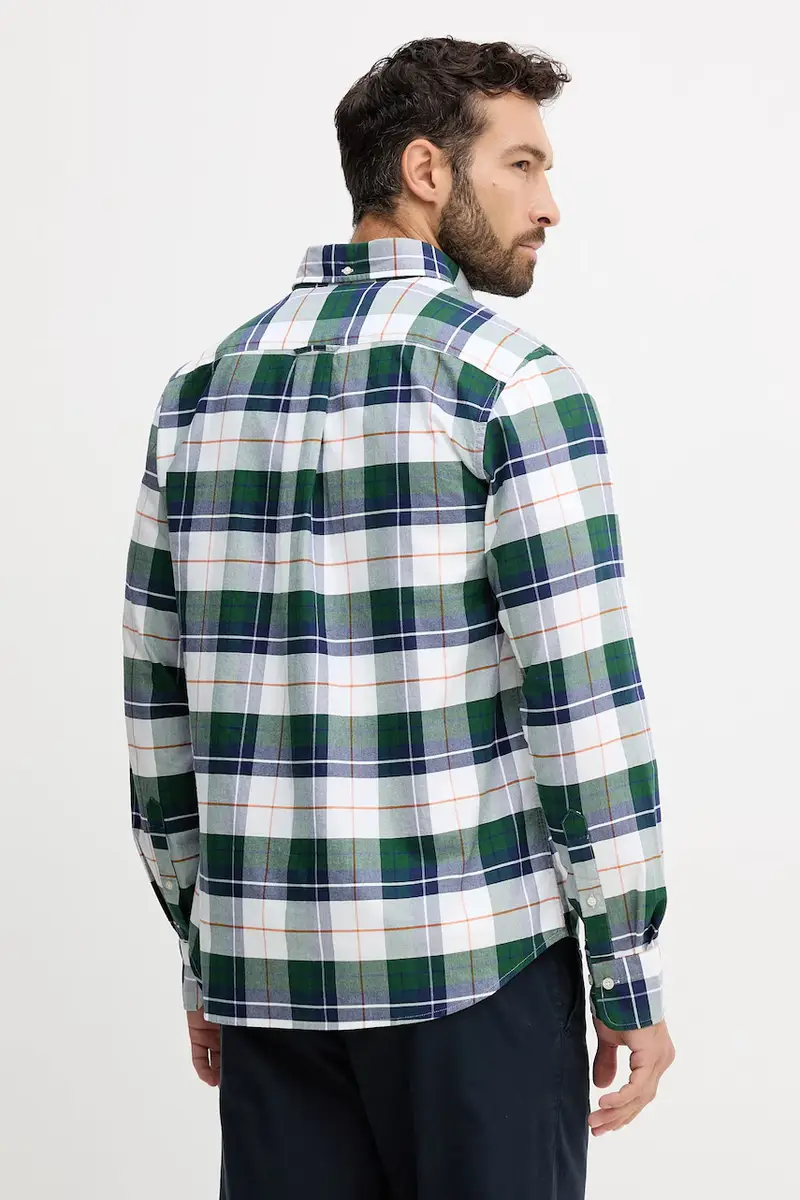 camicia in cotone uomo colore verde 3250147 miniatura 3