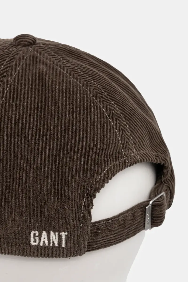 cappello con visiera in velluto a coste colore verde 9900280 miniatura 2