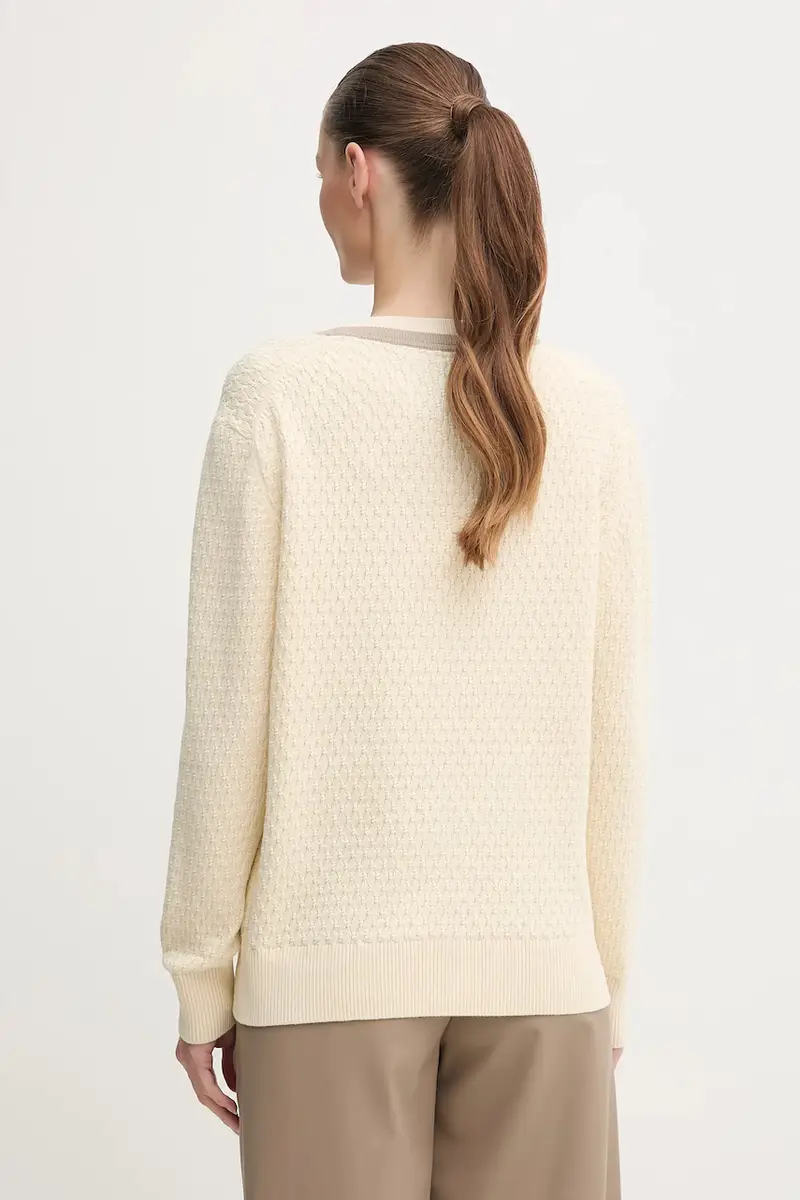 Gant Cardigan Donna Beige 2885536 miniatura 3