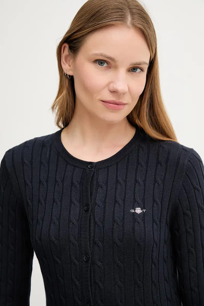 Gant Cardigan Donna Blu 2886122 miniatura 4