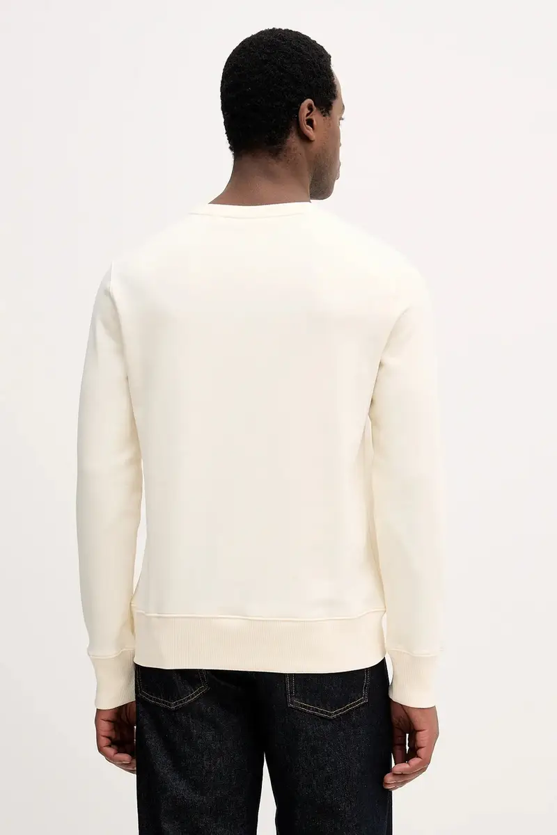 felpa uomo colore beige con applicazione 2067062 miniatura 3