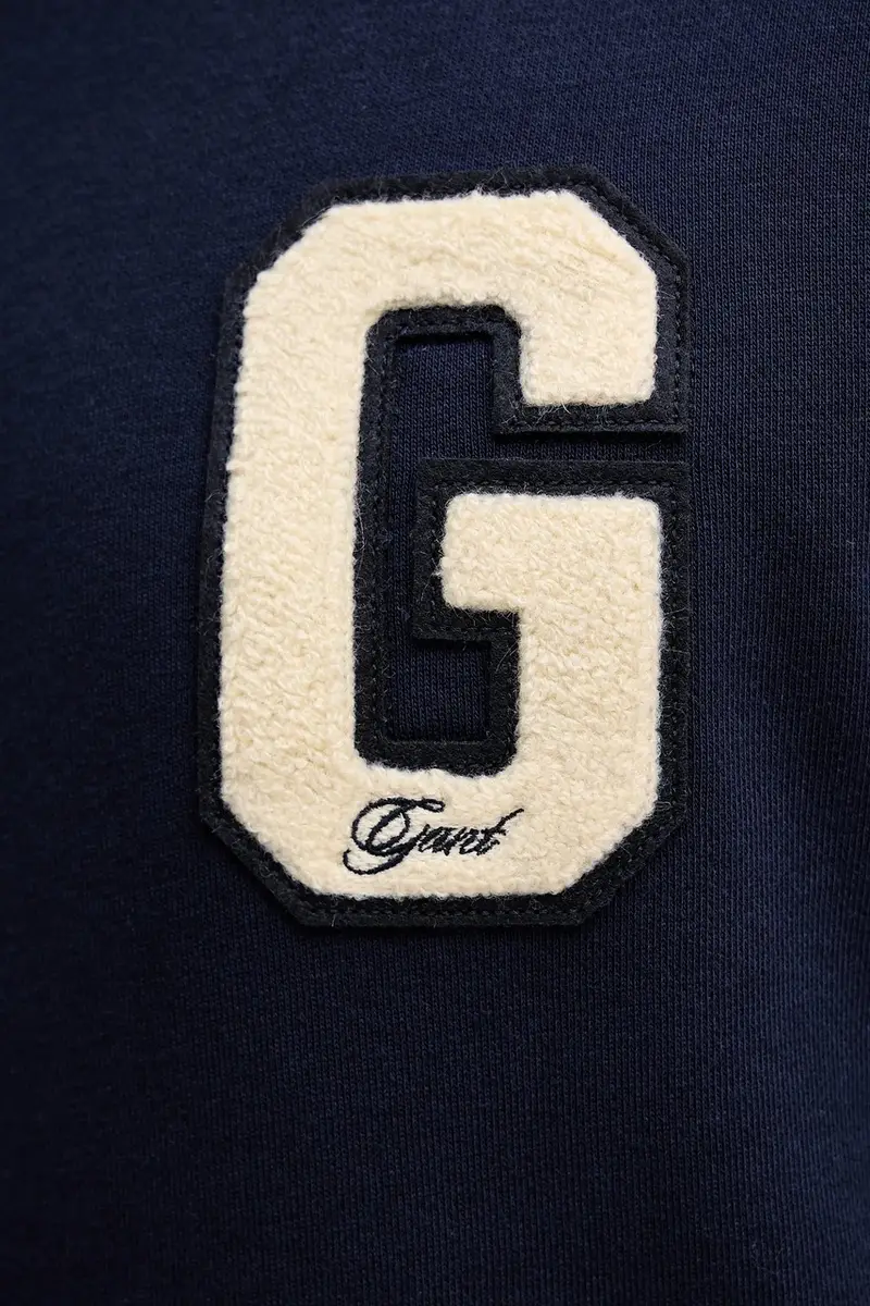 felpa uomo colore blu navy con applicazione 2067062 miniatura 5