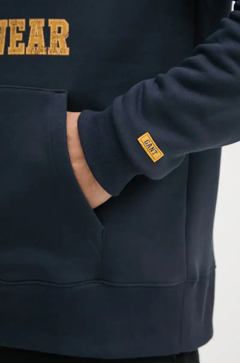 felpa uomo colore blu navy con cappuccio 2015068 miniatura 5