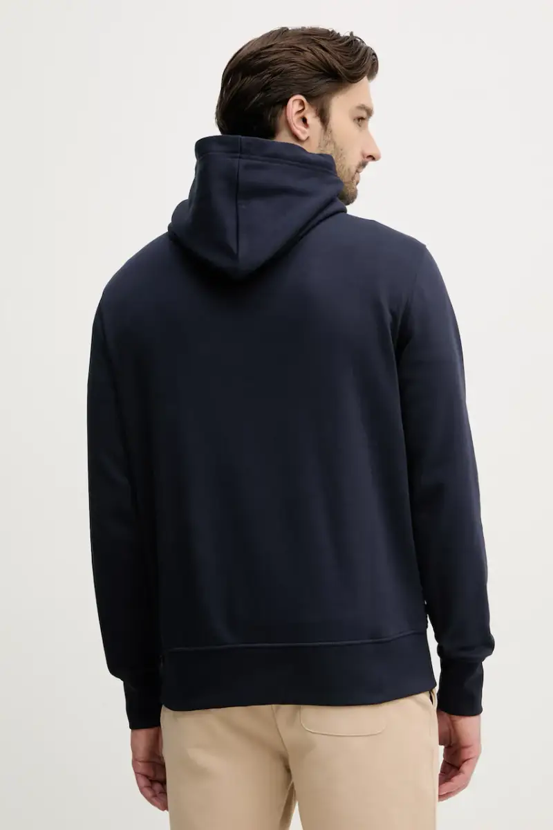 felpa uomo colore blu navy con cappuccio 2067033 miniatura 3
