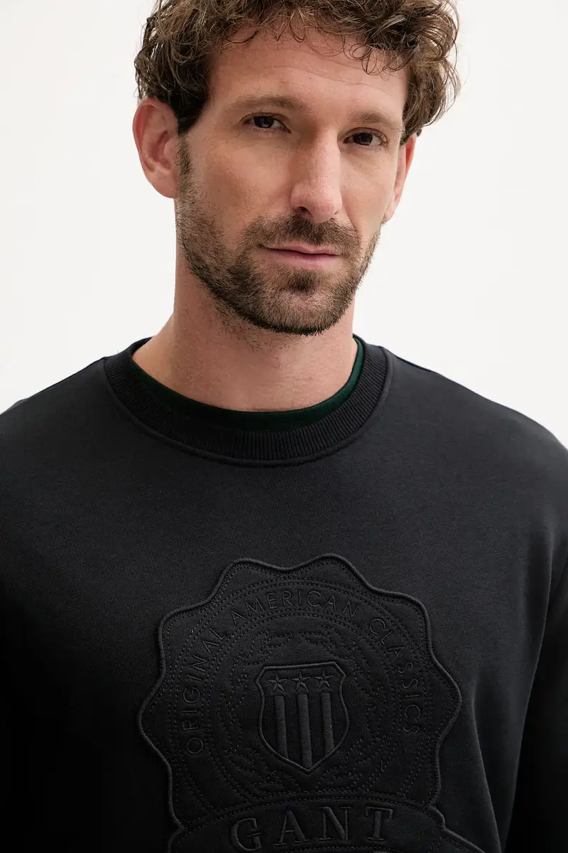 felpa uomo colore nero con applicazione 2067075 miniatura 4