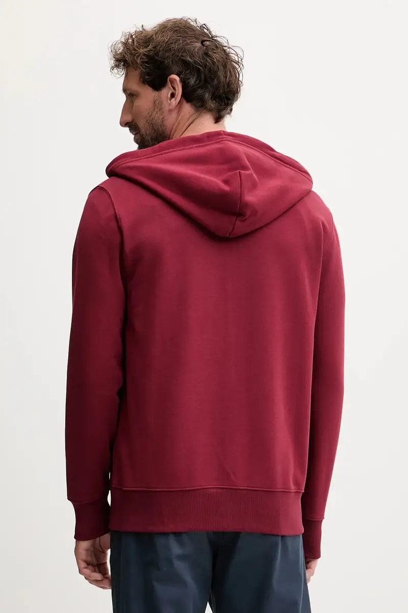 felpa uomo colore nero con cappuccio Granata miniatura 3