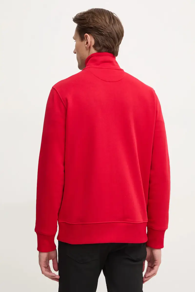 felpa uomo colore rosso miniatura 2