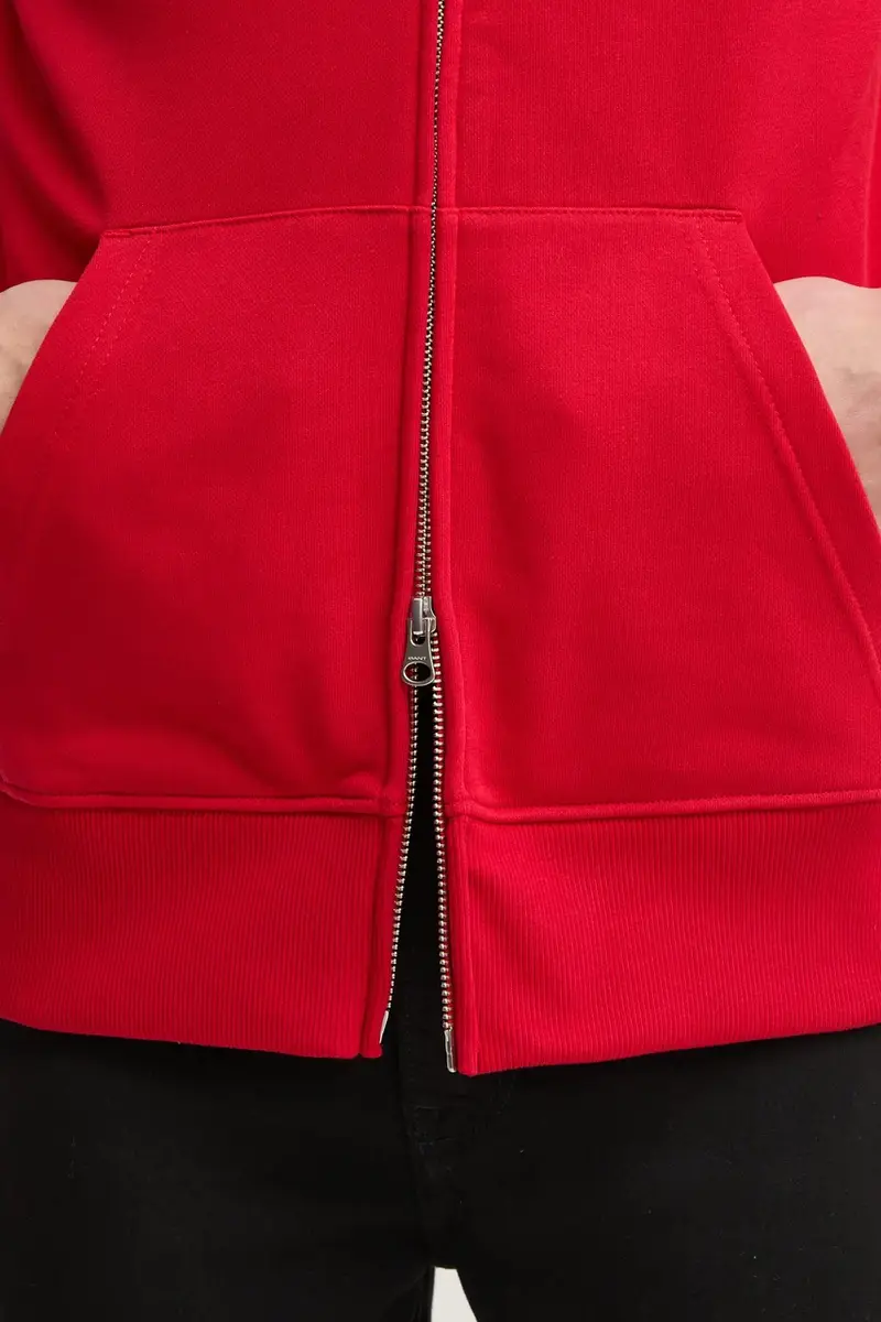 felpa uomo colore rosso miniatura 5