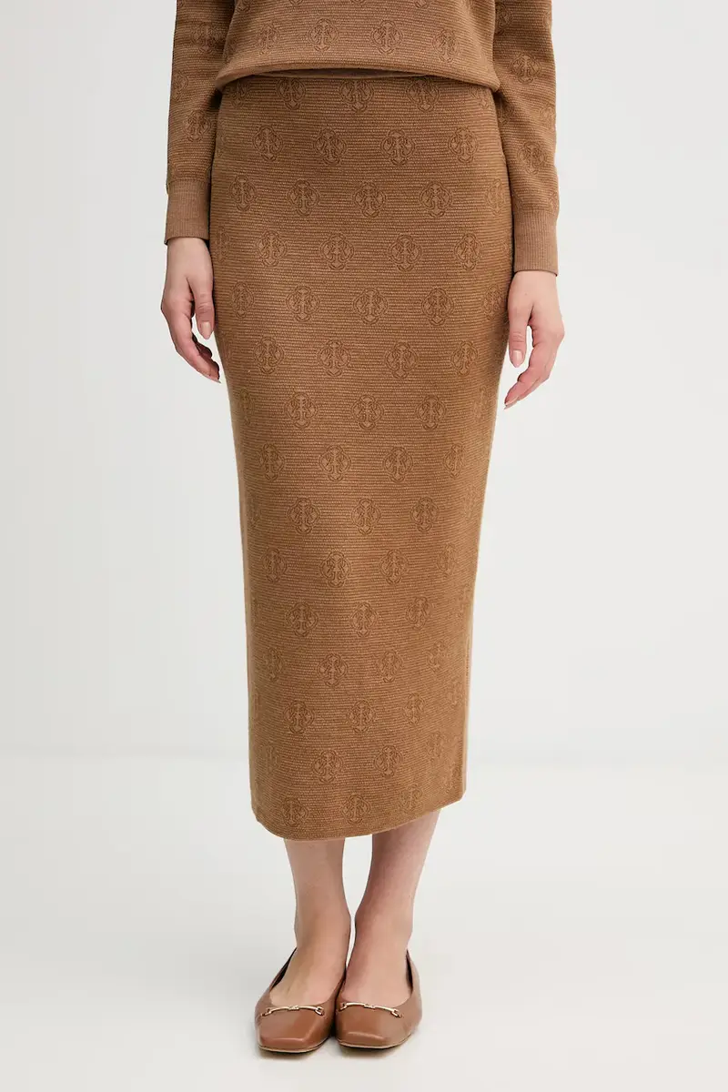 gonna in lana Marrone