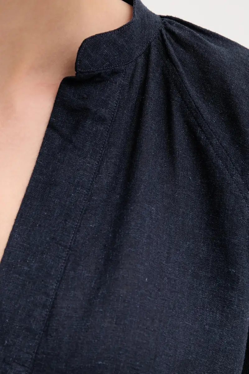 maglietta di lino colore blu navy 4300475 miniatura 5