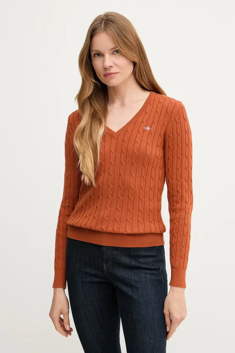 maglione donna colore blu navy Arancione