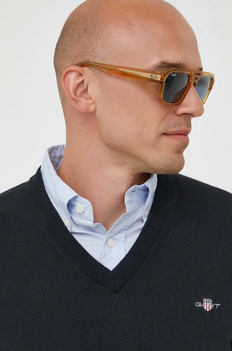 maglione in cotone Nero miniatura 4