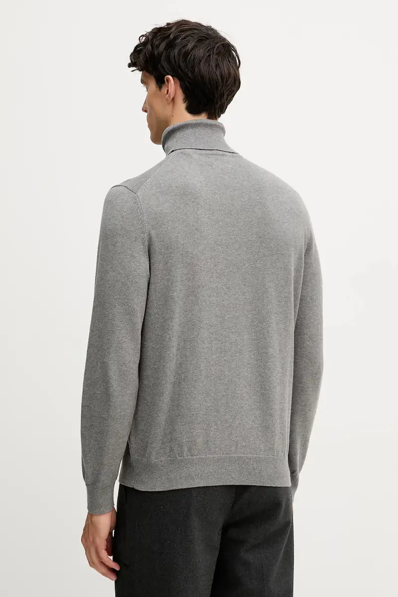 maglione in cotone uomo colore grigio 8030563 miniatura 3