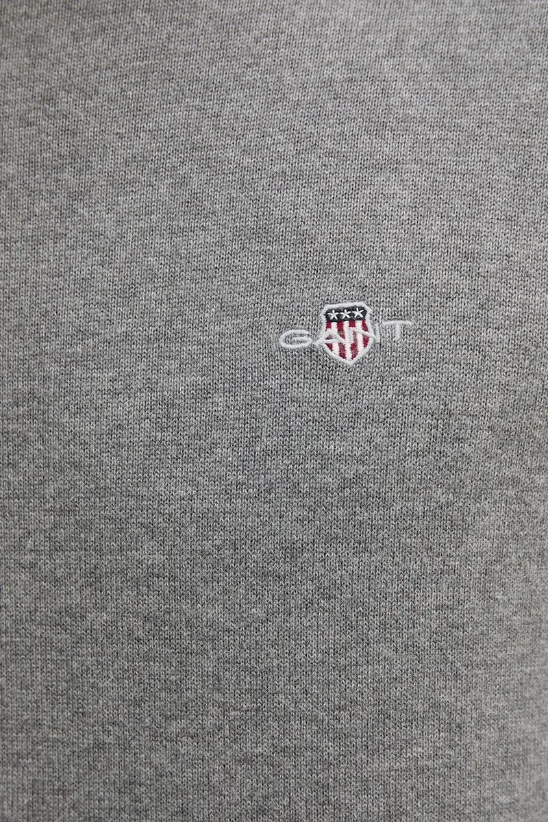 maglione in cotone uomo colore grigio 8030563 miniatura 5